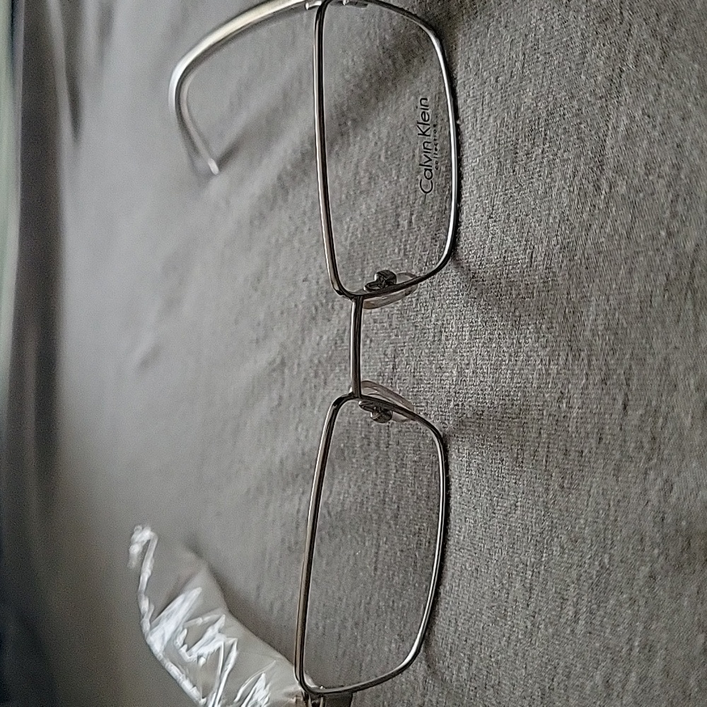 NWT Calvin Klein Collection CK7281 045 Eyeglasses Frame 51-16-140 Silver Unisex
